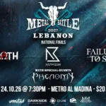 Wacken Metal Battle 2027 Lebanon National Finals banner: Wrath, Nuwera, Failure To See, special guests Phenomy